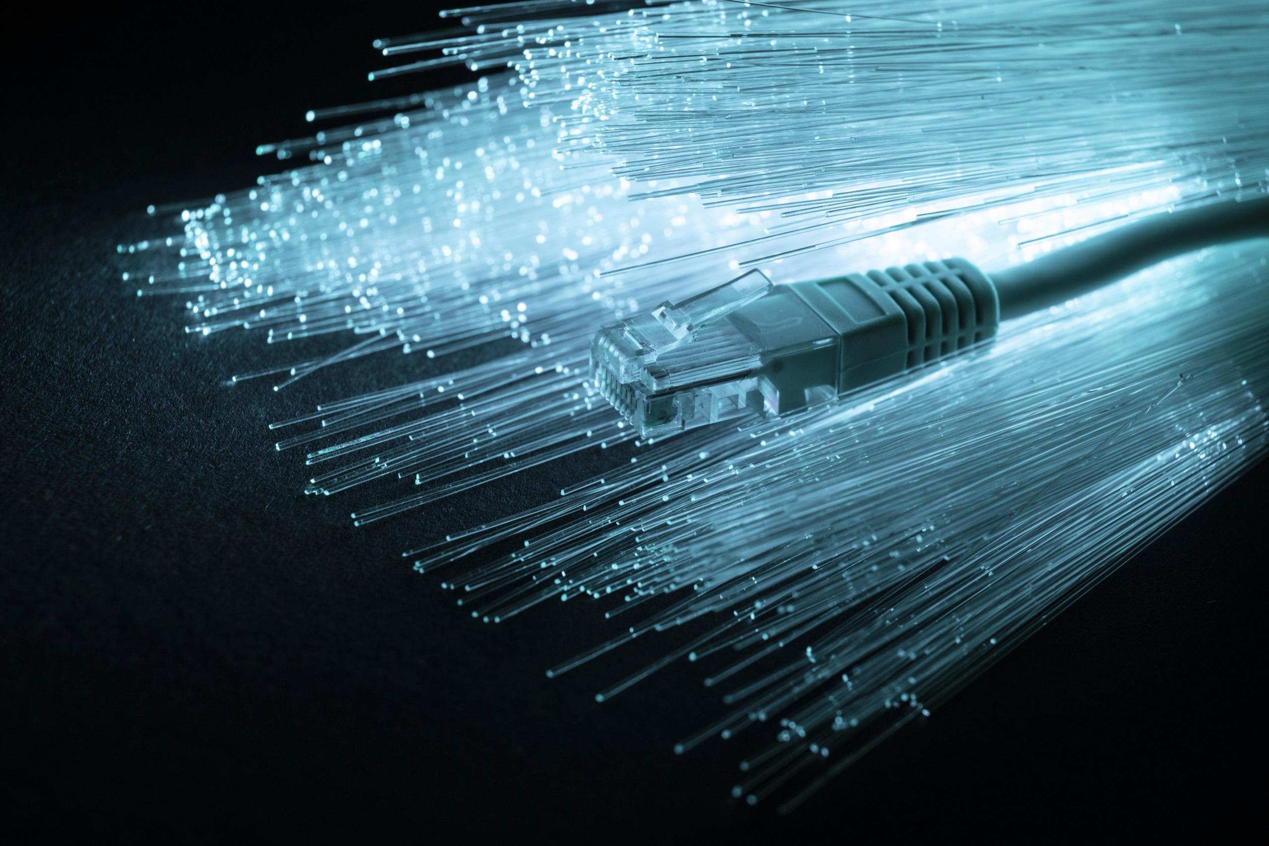 Fibre optic cabling and ethernet infrastructure